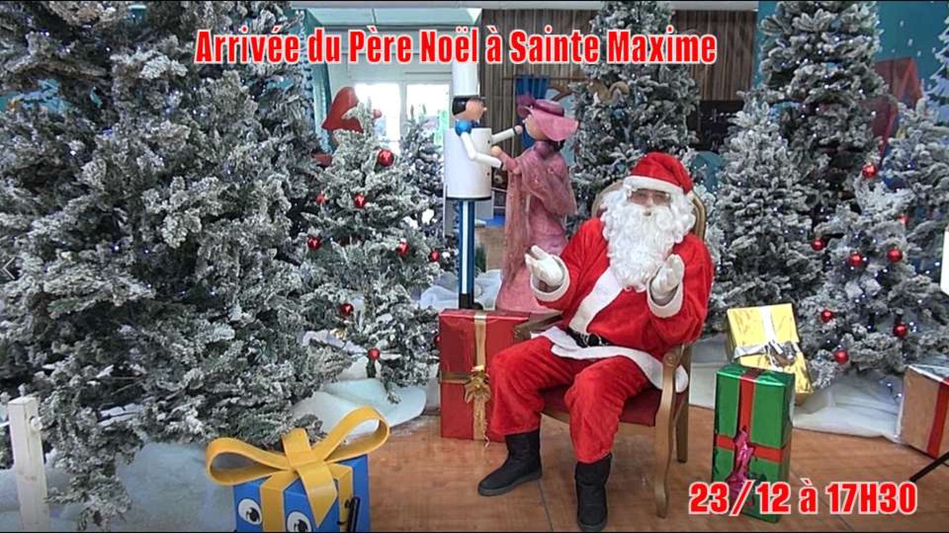 Arrivée du Pére Noël à Sainte Maxime 23 décembre 2025