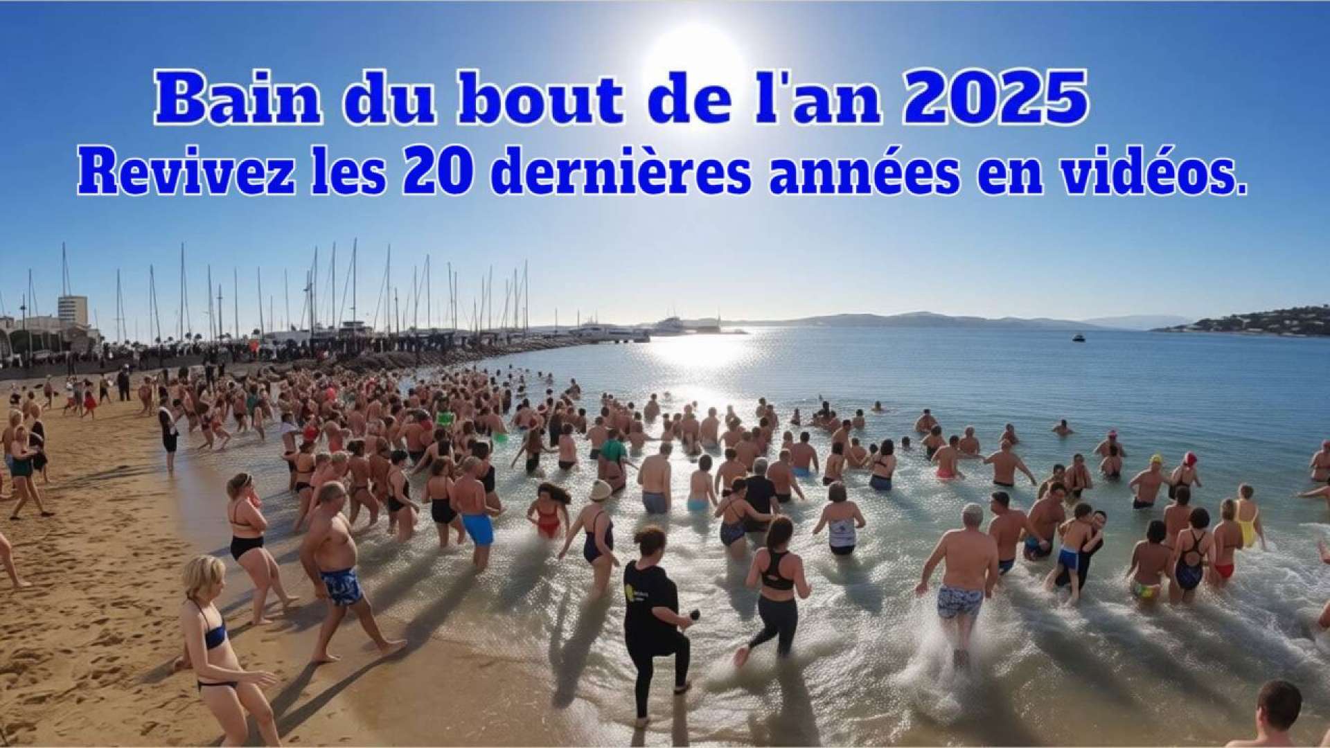 Le Bain du Bout de l'an Sainte Maxime 31 décembre 2025