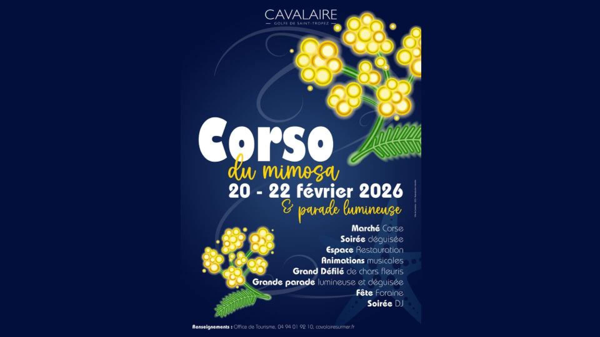 Corso du mimosa Cavalaire 2026