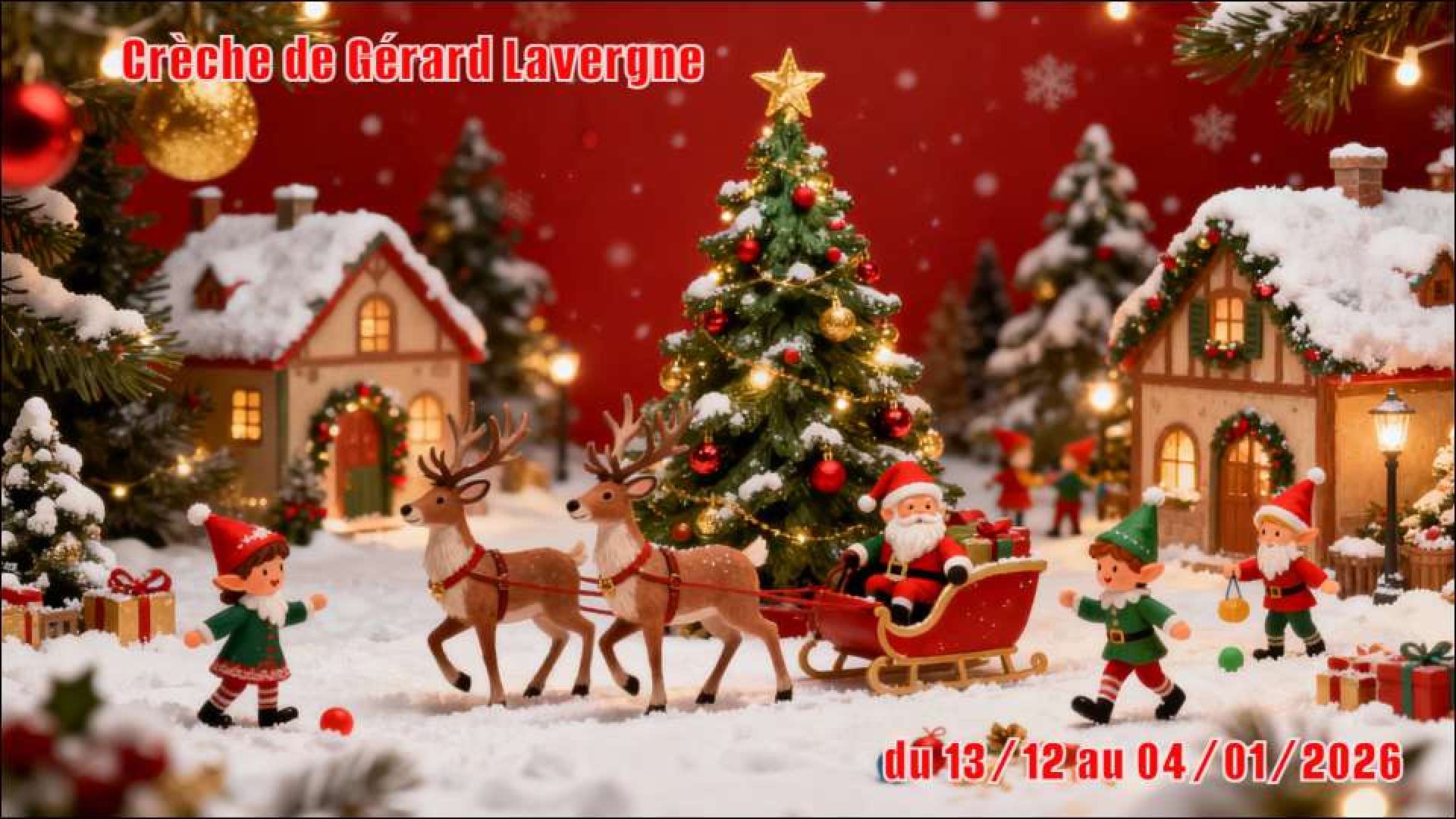 La crèche de Gérard Lavergne Sainte Maxime 13 décembre 2025