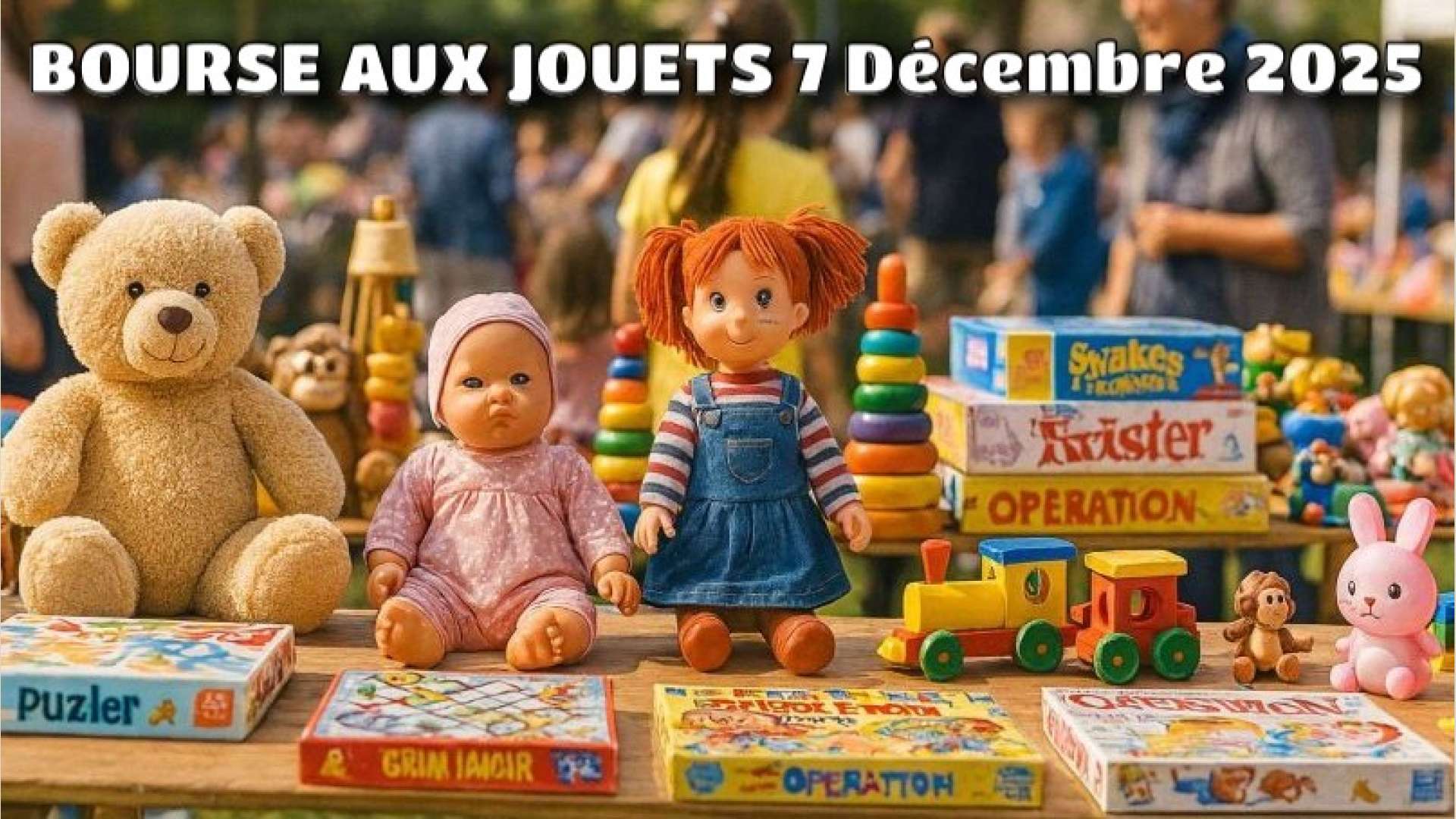 Bourse aux Jouets de Sainte Maxime le 7 décemdre 2025