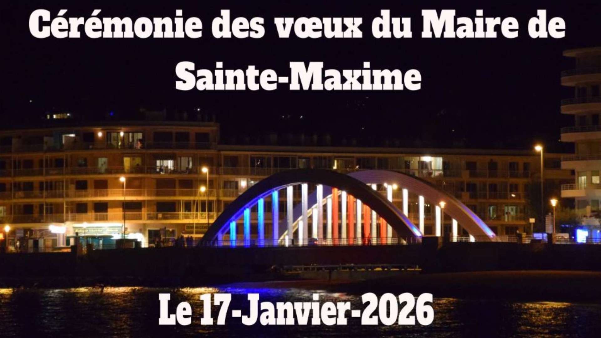 vœux du Maire de Sainte-Maxime 2026