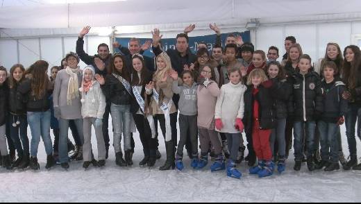 SAINTE MAXIME OUVERTURE ET INAUGURATION DE LA PATINOIRE 2014