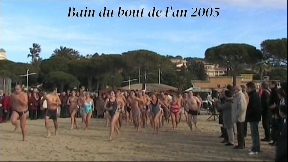 Bain du bout de Année Sainte Maxime 2005