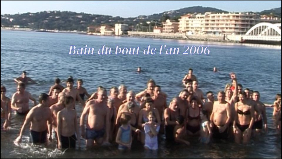 Bain du bout de l'an Sainte Maxime 2006