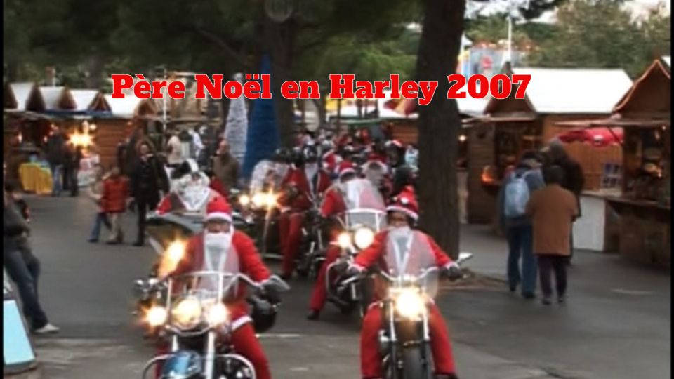 les Pères Noël en Harley Sainte-Maxime 2007
