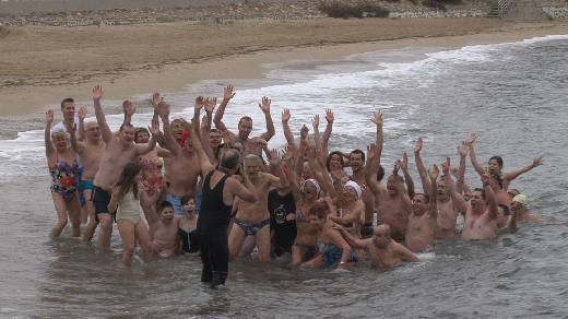 Bain du bout de l’an Sainte Maxime 2007