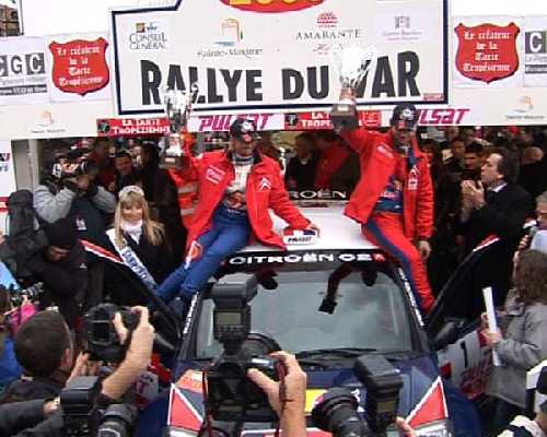 PODIUM RALLYE DU VAR 2008