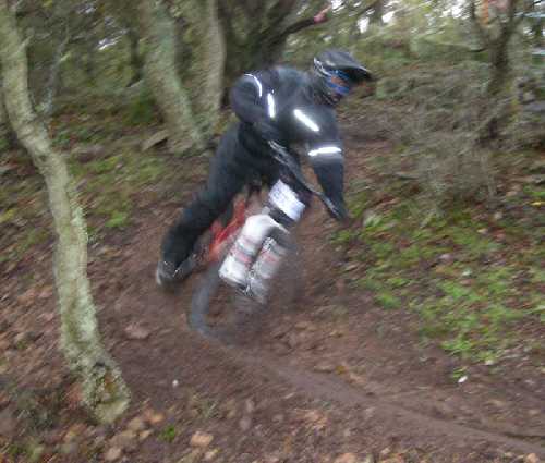 DESCENTE VTT GASSIN SOUS LA GRELE ET LA PLUIE