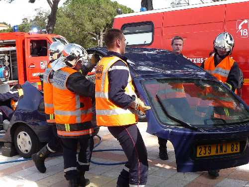 JOURNEE DE PREVENTION SUR LA SECURITE ROUTIERE A STE-MAXIME