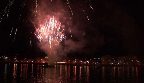 FEU DE LA FETE DES VENDANGE 2009 A SAINTE-MAXIME