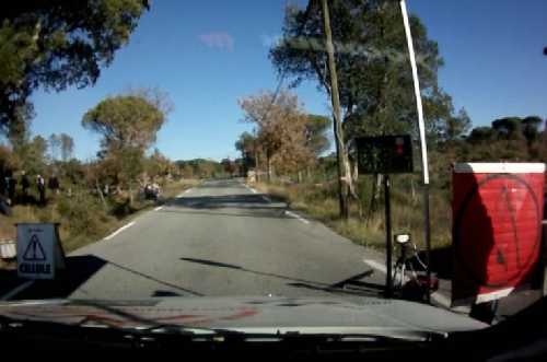 CAMERA EMBARQUEE RALLYE DU VAR 2009 (ES7 COL DU GRATTELOUP)