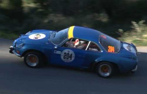 RALLYE DU VAR 2009 VOITURES HISTORIQUE DANS LE GRATTELOUP