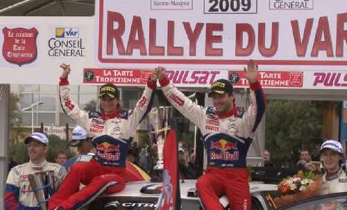 PODIUM DU RALLYE DU VAR A SAINTE-MAXIME 2009