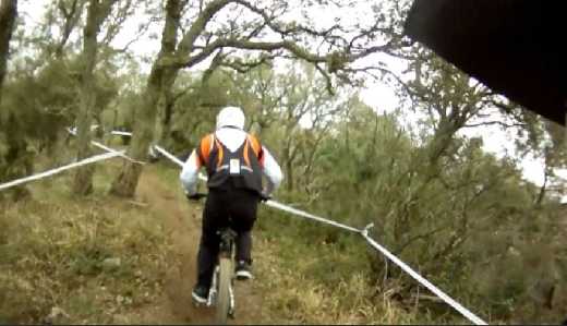 VTT CAMERA EMBARQUEE DESCENTE DH DE GASSIN 2010