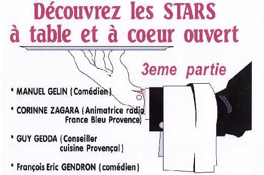 3EME PARTIE DECOUVREZ VOS STARS PREFERES A TABLE ET A COEUR OUVERT