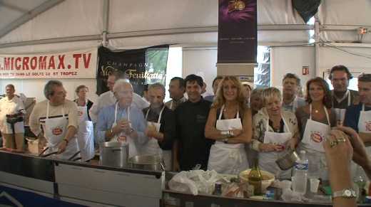 ARRIVEE DES STARS EN CUISINE 2010 A SAINTE MAXIME