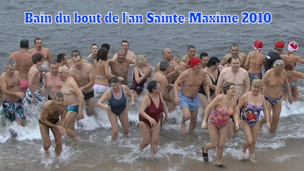BAIN DU BOUT DE L'AN SAINTE-MAXIME 2010