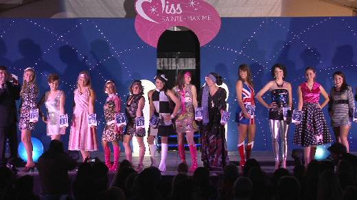 DEFILES POUR L'ELECTION DE MISS STE MAXIME 2011