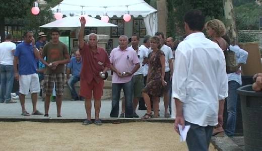 COTE JARDIN CONCOURS DE BOULE AVEC CHRISTAN JUMEL RECORDMAN DU MONDE