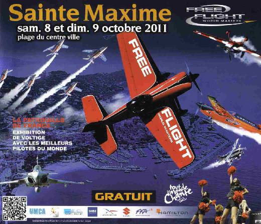 PRESENTATION DU FREE FLIGHT WORLD MASTERS 8 ET 9 OCTOBRE 2011 A STE-MAXIME