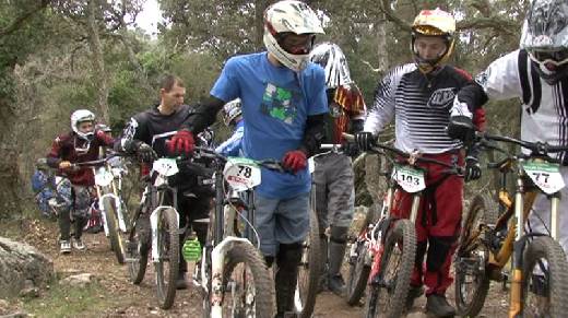 ESSAIS DE LA DESCENTE VTT DE GASSIN 2012