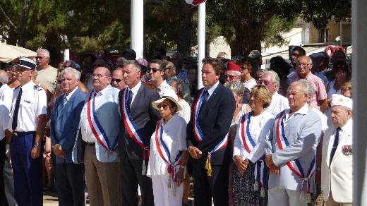 COMMEMORATION DU DEBARQUEMENT DE PROVENCE 2012 A SAINTE MAXIME
