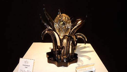 EXPOSITION DES OEUVRES D`ARCHIMEDE SEGUSO, MAITRE VERRIER DE MURANO