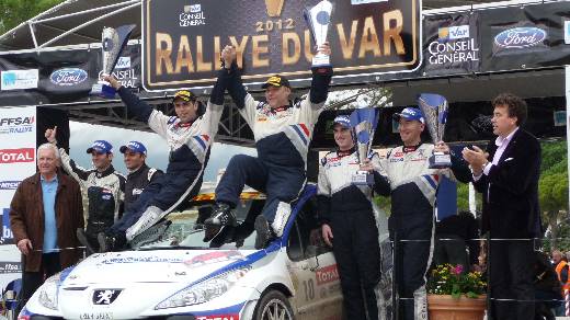 PODIUM RALLYE DU VAR 2012 1