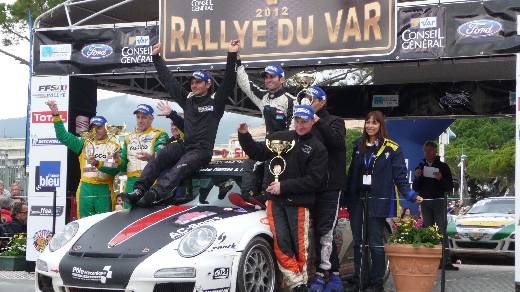 PODIUM RALLYE DU VAR 2012 2