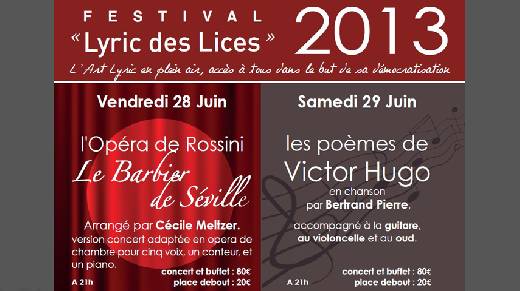 FESTIVAL "LYRIC DES LICES 2013 A L'EPI PLAGE RAMATUELLE