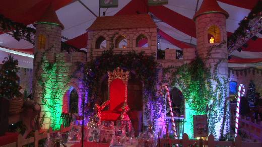 INAUGURATION DU CHATEAU DU PERE NOEL STE-MAXIME 2013