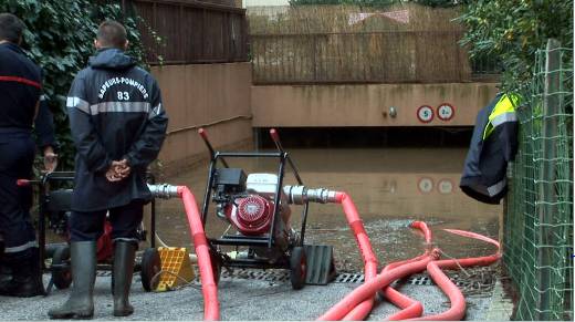 INONDATION STE MAXIME LE PRECONIL EST SORTI DE SONT LIT DANS LA NUIT DU 14 AU 15 NOVEMBRE