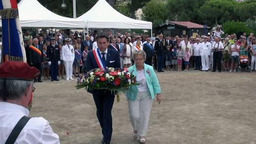 LES COMMEMORATIONS DU 71EME ANIVERSAIRE DU DEBARQUEMENT DES TROUPES ALLIEES