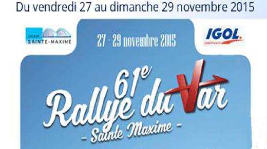 SAINTE MAXIME CONFERENCE DE PRESSE RALLYE DU VAR 2015