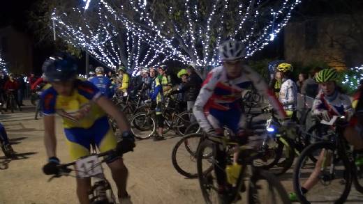 DESCENTE VTT 2015 DES RUELLES DE GRIMAUD. COURSE DES MINIMES, CADETS, JUNIORS ET SENIORS