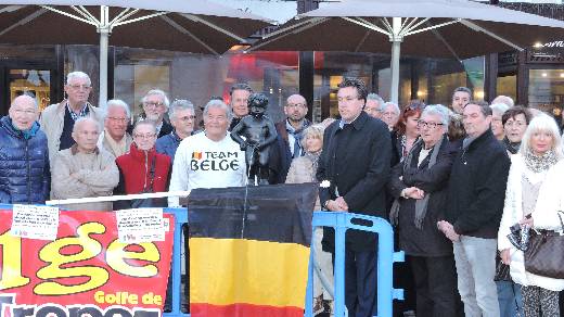 ATTENTATS DE BRUXELLES SAINTE MAXIME  MINUTE DE RECUEILLEMENT
