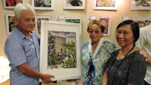 VERNISSAGE NOSTALGIE ET POESIE DU VIETNAM LAQUE SUR BOIS