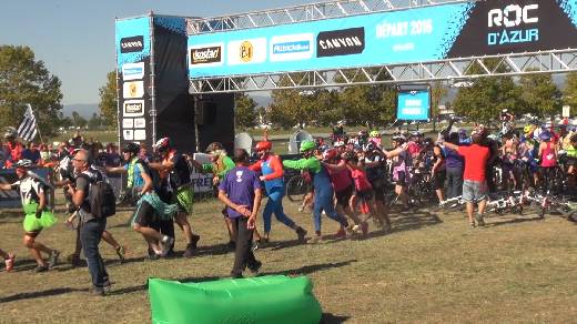 DEPART ROC D'AZUR DEGUISE FREJUS 2016