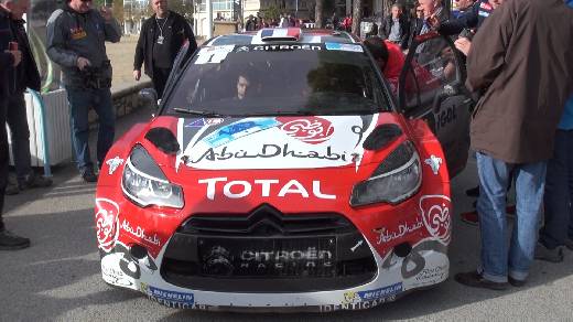 RALLYE DU VAR 2016 RENTREE PARC FERME VOITURE MODERNE