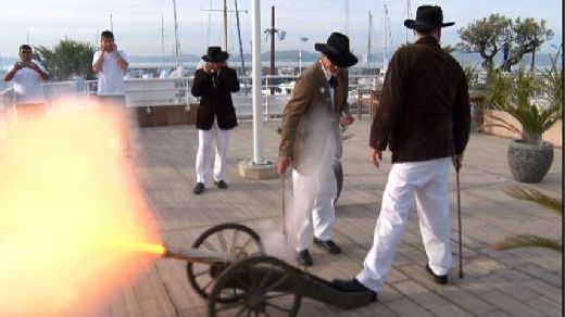 FETE VOTIVE 2017 OUVERTURE DES FESTIVITES PAR UNE CANONNADE A LA CAPITAINERIE