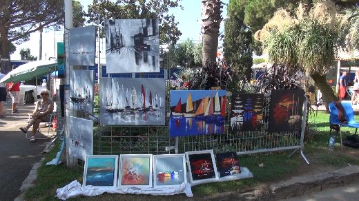 DIMANCHE DES PEINTRES A SAINTE MAXIME