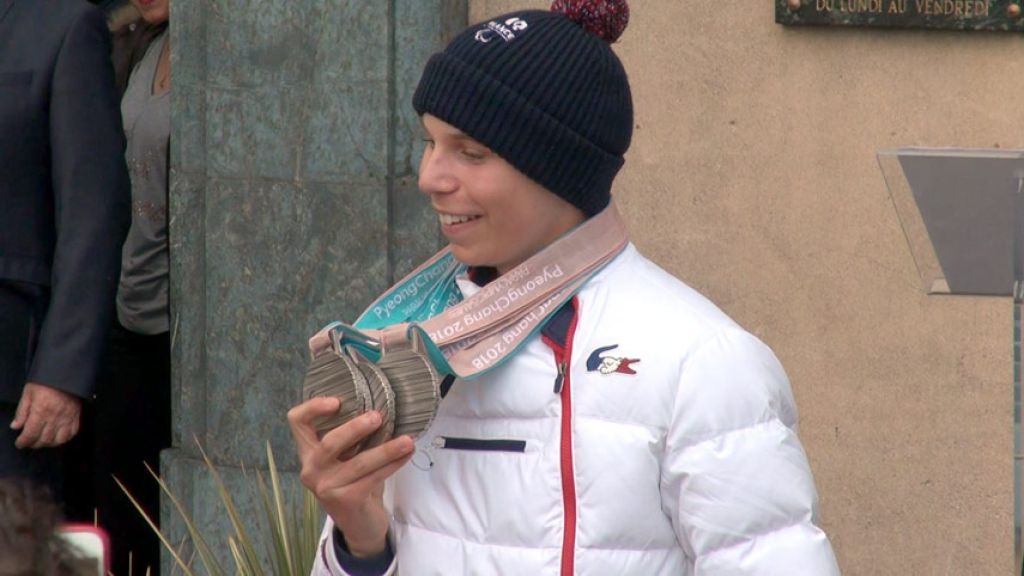 ARTHUR BAUCHET QUADRUPLE MEDAILLE AUX JEUX PARALYMPIQUES 2018