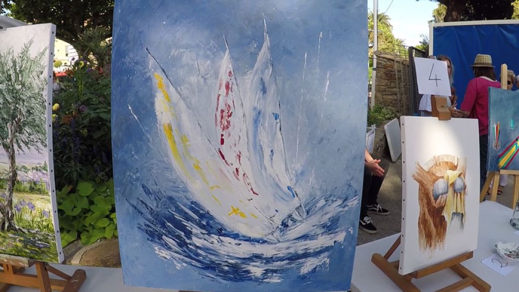 DIMANCHE DES PEINTRES A SAINTE MAXIME