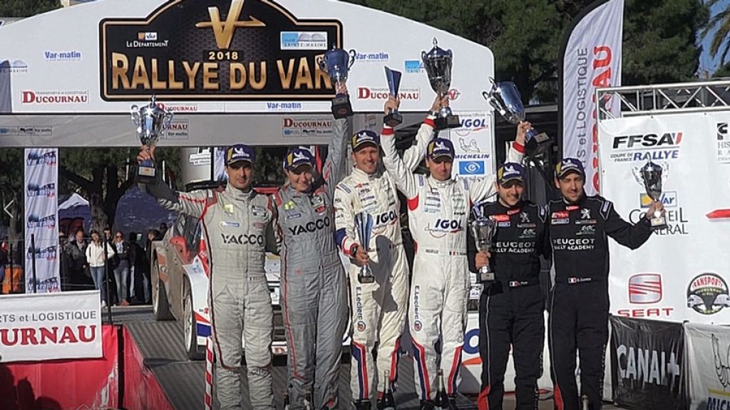 PODIUM DU 64EME RALLYE DU VAR ET DU 34EME RALLYE HISTORIQUE A SAINTE MAXIME 2018