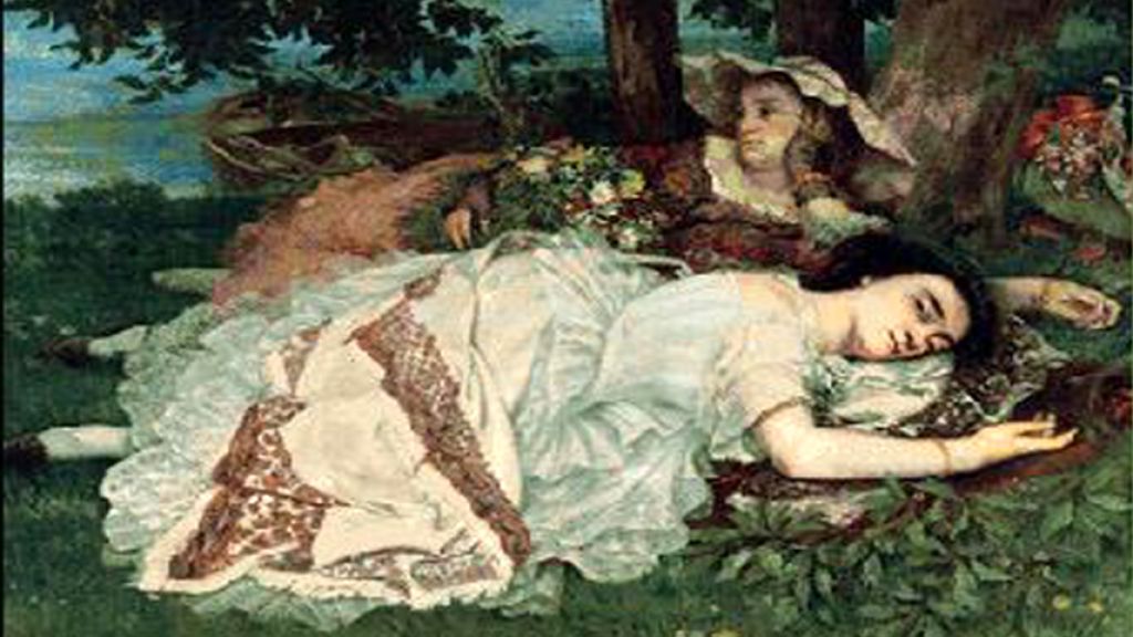 SAINTE MAXIME. EXPOSITION : GUSTAVE COURBET - LE PEINTRE DU REEL