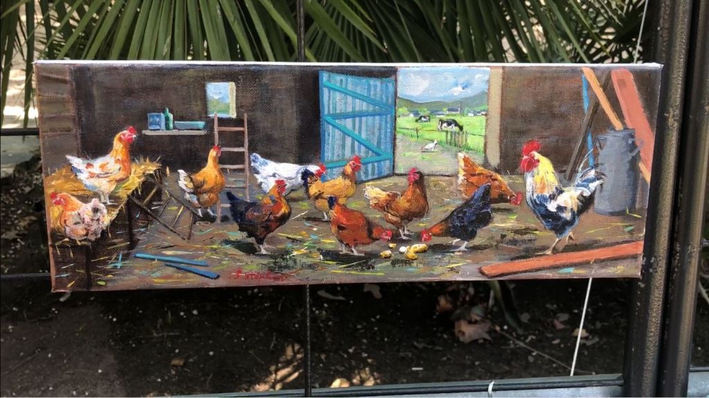 Sainte Maxime Exposition : Dimanche des peintres 12 07 2020