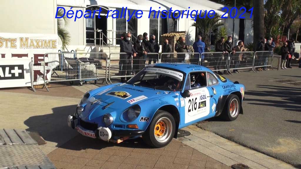 DEPART DU 67EME RALLYE HISTORIQUE DU VAR