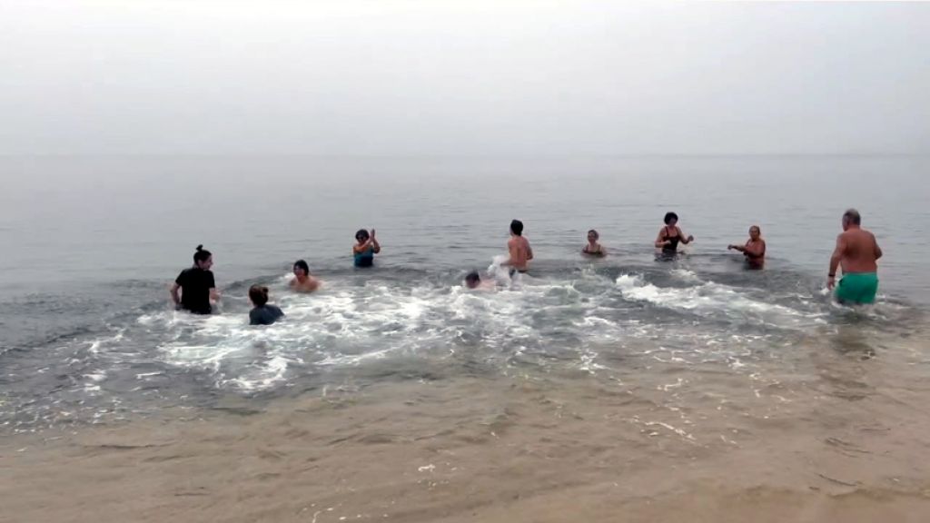 Sainte Maxime Bain du bout de l'an 31 décembre 2021