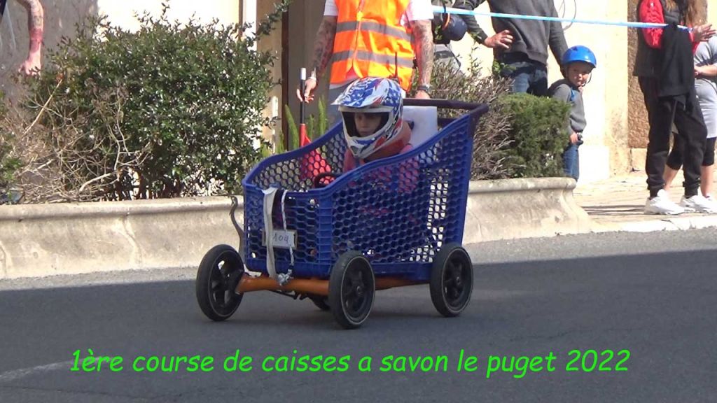 1ère course de caisses a savon le Puget sur Argens 2022